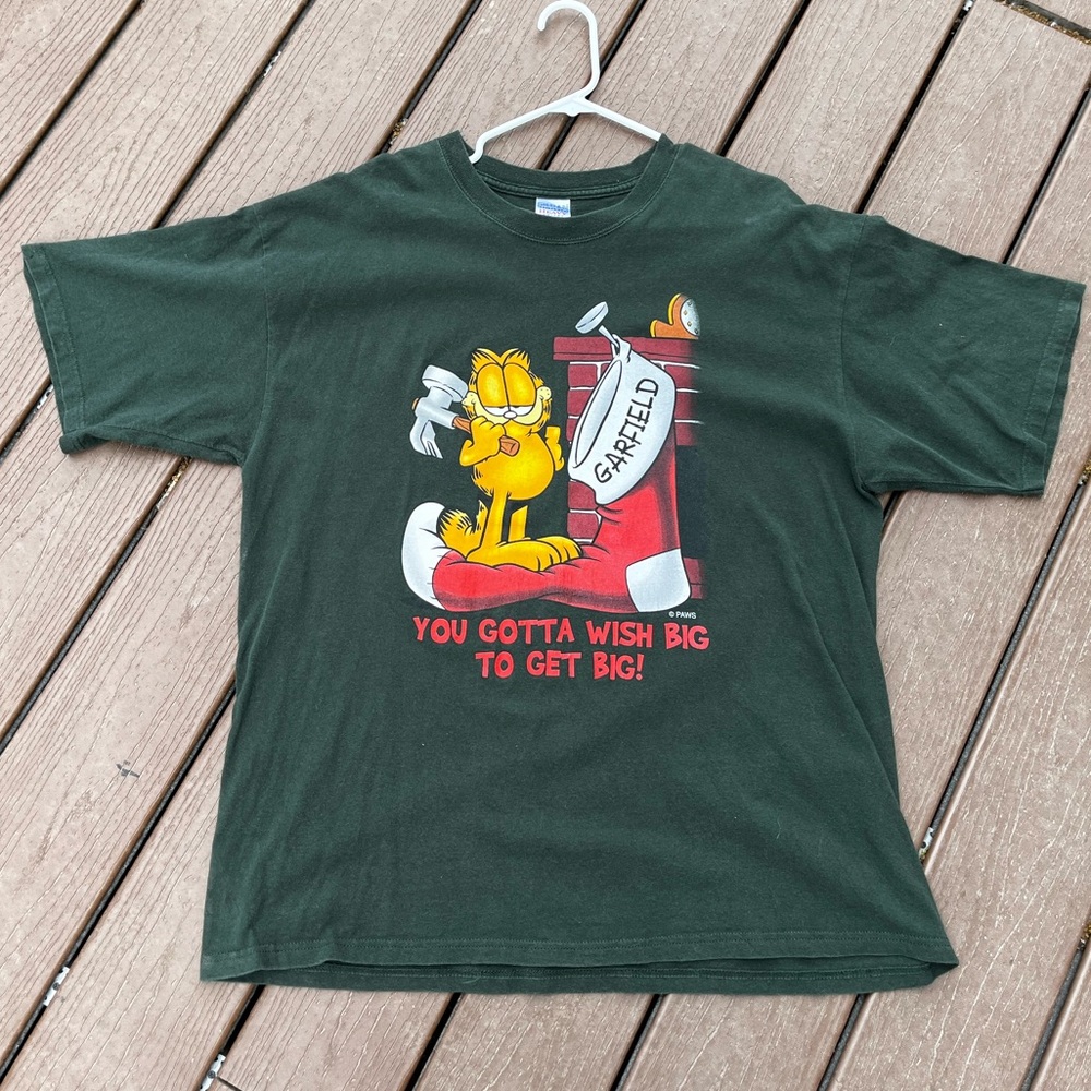 Vintage Garfield Christmas You
Gotta Wish Big XL T-Shirt